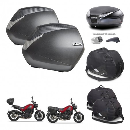 SHAD Trunk SH48 backrest cover + mounting bracket SH36 suitcases accessories 49 L KIT-462233