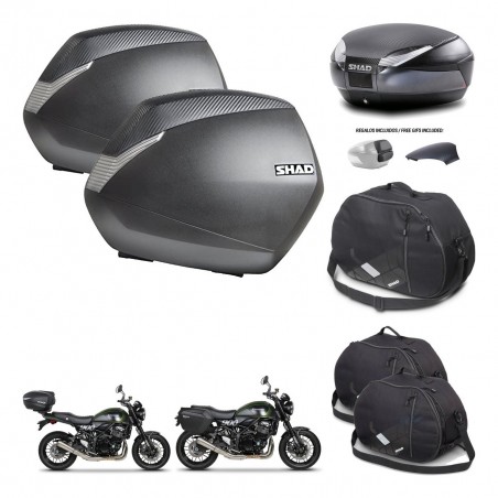 SHAD Baul SH48 tapa respaldo + soporte montaje maletas SH36 accesorios 49 L KIT-462281