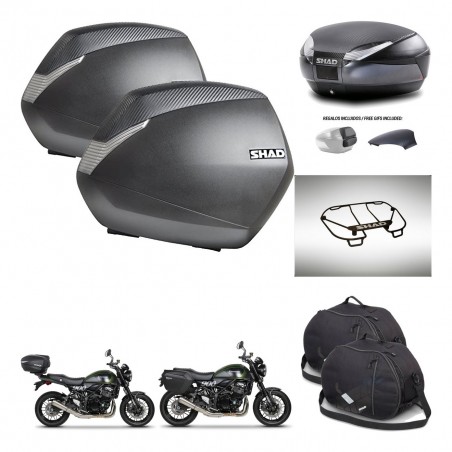 SHAD Baul SH48 tapa respaldo + soporte montaje maletas SH36 accesorios 49 L KIT-462293