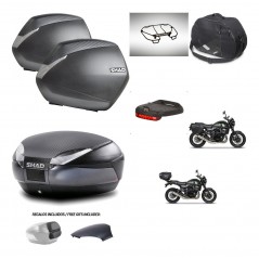 SHAD Trunk SH48 backrest cover + mounting bracket SH36 suitcases accessories 49 L KIT-462310