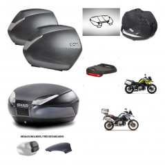 SHAD Trunk SH48 backrest cover + mounting bracket SH36 suitcases accessories 49 L KIT-462358