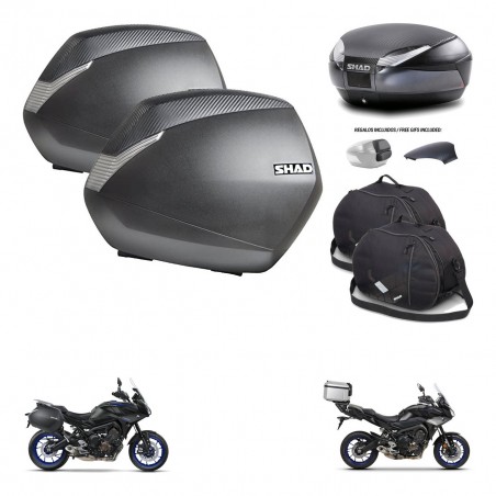 SHAD Baul SH48 tapa respaldo + soporte montaje maletas SH36 accesorios 49 L KIT-462365