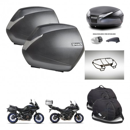 SHAD Baul SH48 tapa respaldo + soporte montaje maletas SH36 accesorios 49 L KIT-462389