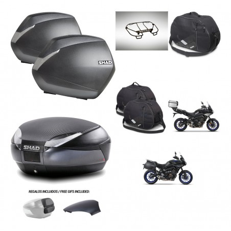 SHAD Trunk SH48 backrest cover + mounting bracket SH36 suitcases accessories 49 L KIT-462401