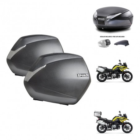 SHAD Trunk SH48 backrest cover + mounting bracket SH36 suitcases 49 L KIT-462412