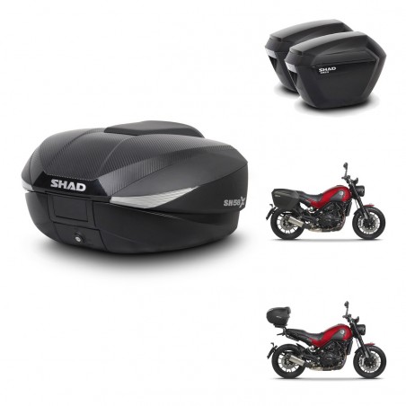 SHAD Maletas sh23 + soporte montaje baul SH58 KIT-462516