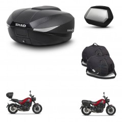 SHAD Maletas SH35 PREMIUM + soporte montaje baul SH58 accesorios KIT-462518