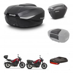 SHAD SH23 alu suitcases + mounting bracket SH58 trunk accessories KIT-462549
