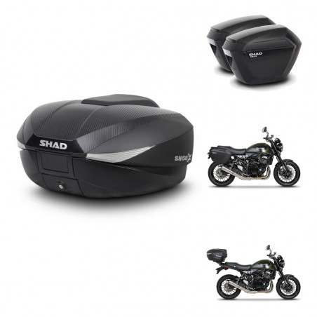 SHAD Maletas sh23 + soporte montaje baul SH58 KIT-462564