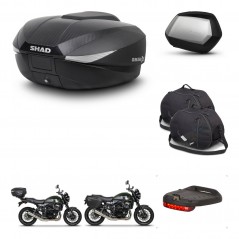 SHAD Maletas SH35 PREMIUM + soporte montaje baul SH58 accesorios KIT-462572
