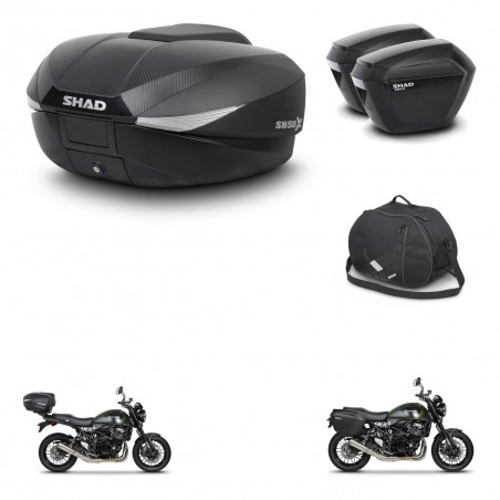 SHAD Maletas sh23 + soporte montaje baul SH58 accesorios KIT-462576