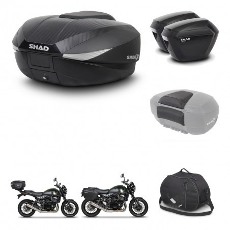 SHAD Maletas sh23 + soporte montaje baul SH58 accesorios KIT-462600