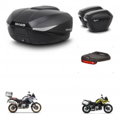 SHAD Maletas sh23 + soporte montaje baul SH58 accesorios KIT-462618