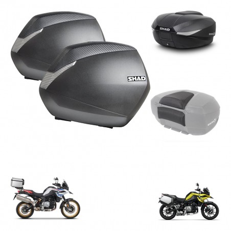 SHAD Baul SH58 + soporte montaje maletas SH36 accesorios KIT-462634
