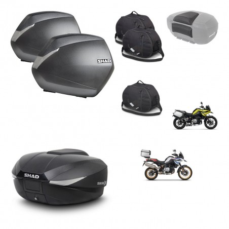 SHAD SH58 trunk + mounting bracket SH36 suitcases accessories KIT-462647