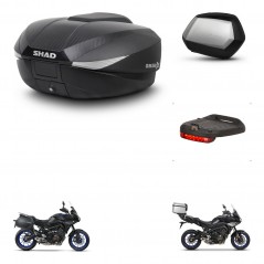 SHAD Maletas SH35 PREMIUM + soporte montaje baul SH58 accesorios KIT-462667