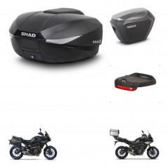 SHAD Maletas sh23 alu + soporte montaje baul SH58 accesorios KIT-462669