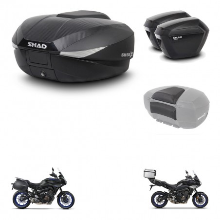 SHAD Maletas sh23 + soporte montaje baul SH58 accesorios KIT-462684