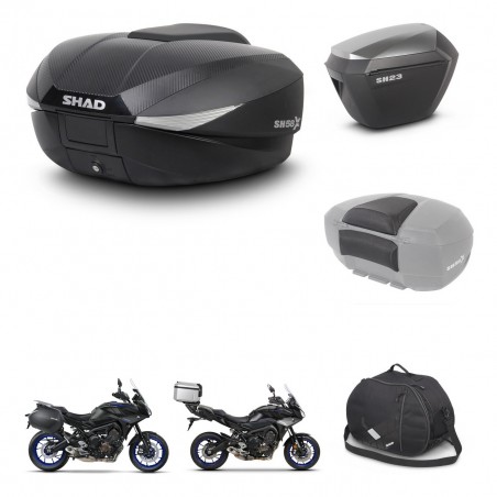SHAD Maletas sh23 alu + soporte montaje baul SH58 accesorios KIT-462699