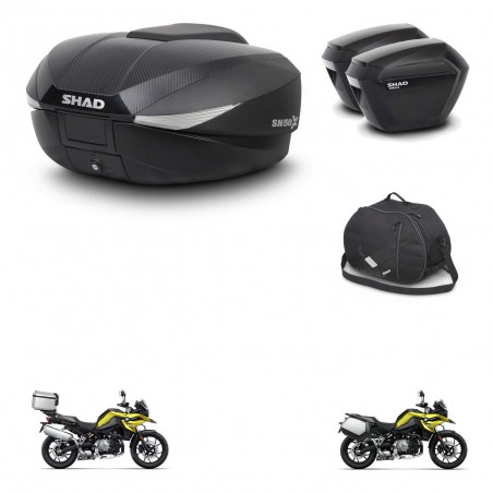 SHAD Maletas sh23 + soporte montaje baul SH58 accesorios KIT-462720