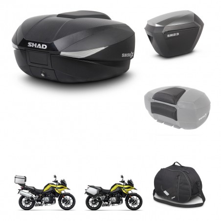 SHAD Maletas sh23 alu + soporte montaje baul SH58 accesorios KIT-462747