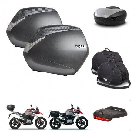 SHAD Baul SH59 + soporte montaje maletas SH36 accesorios 59L KIT-462761