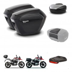SHAD SH59 trunk + mounting bracket sh23 suitcases accessories 59L KIT-462786