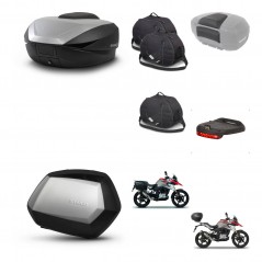 SHAD SH35 PREMIUM suitcases + mounting bracket SH59 trunk accessories 59L KIT-462800