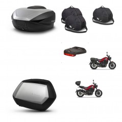 SHAD SH35 PREMIUM suitcases + mounting bracket SH59 trunk accessories 59L KIT-462824