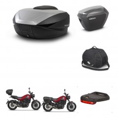 SHAD SH23 alu suitcases + mounting bracket SH59 trunk accessories 59L KIT-462825