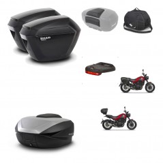 SHAD SH59 trunk + mounting bracket sh23 suitcases accessories 59L KIT-462846