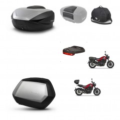 SHAD SH35 PREMIUM suitcases + mounting bracket SH59 trunk accessories 59L KIT-462847