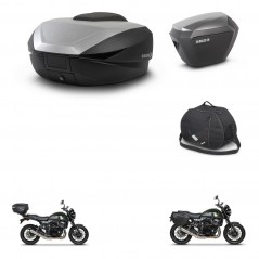 SHAD Maletas sh23 alu + soporte montaje baul SH59 accesorios 59L KIT-462867