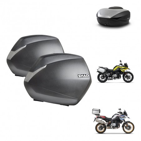 SHAD SH59 trunk + mounting bracket SH36 suitcases 59L KIT-462898