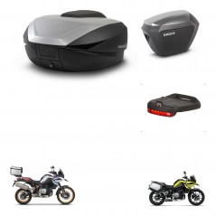 SHAD SH23 alu suitcases + mounting bracket SH59 trunk accessories 59L KIT-462909