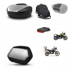 SHAD SH35 PREMIUM suitcases + mounting bracket SH59 trunk accessories 59L KIT-462932