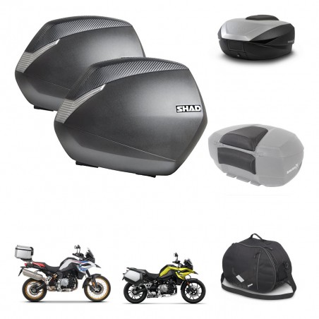 SHAD SH59 trunk + mounting bracket SH36 suitcases accessories 59L KIT-462934