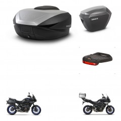 SHAD SH23 alu suitcases + mounting bracket SH59 trunk accessories 59L KIT-462957