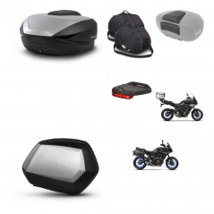 SHAD SH35 PREMIUM suitcases + mounting bracket SH59 trunk accessories 59L KIT-462980