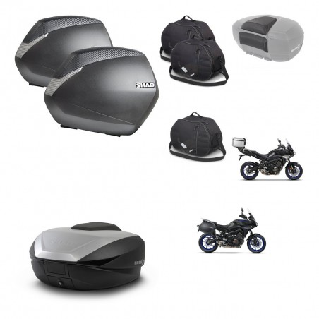 SHAD SH59 trunk + mounting bracket SH36 suitcases accessories 59L KIT-462983