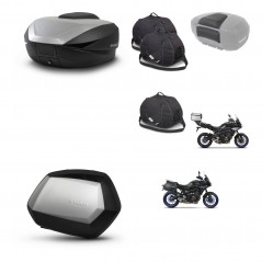 SHAD SH35 PREMIUM suitcases + mounting bracket SH59 trunk accessories 59L KIT-462986