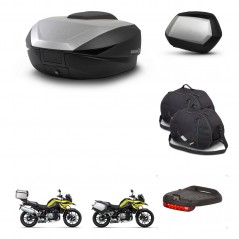 SHAD SH35 PREMIUM suitcases + mounting bracket SH59 trunk accessories 59L KIT-463004