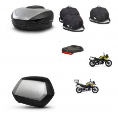 SHAD SH35 PREMIUM suitcases + mounting bracket SH59 trunk accessories 59L KIT-463016