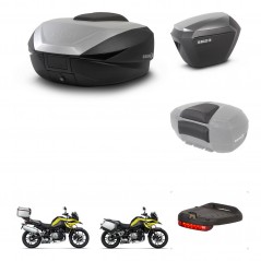 SHAD SH23 alu suitcases + mounting bracket SH59 trunk accessories 59L KIT-463029