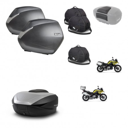 SHAD Baul SH59 + soporte montaje maletas SH36 accesorios 59L KIT-463031