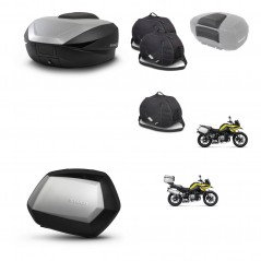 SHAD SH35 PREMIUM suitcases + mounting bracket SH59 trunk accessories 59L KIT-463034