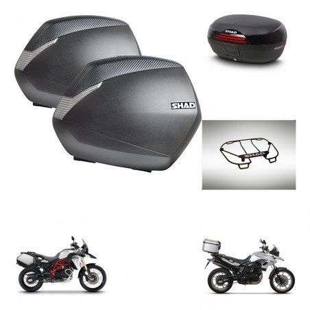 SHAD Baul SH46 + soporte montaje maletas SH36 accesorios 45 L KIT-463042