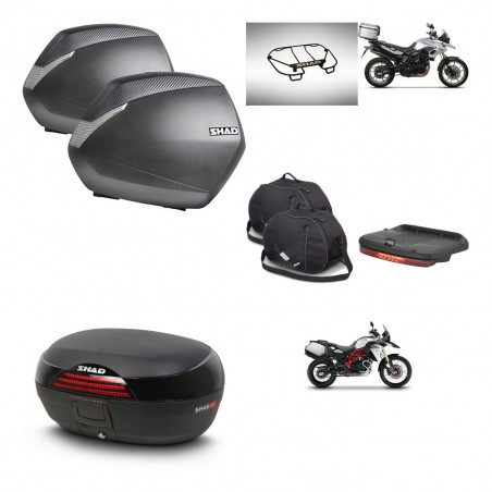 SHAD Baul SH46 + soporte montaje maletas SH36 accesorios 45 L KIT-463049