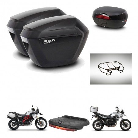 SHAD Baul SH46 + soporte montaje maletas sh23 accesorios 45 L KIT-463050
