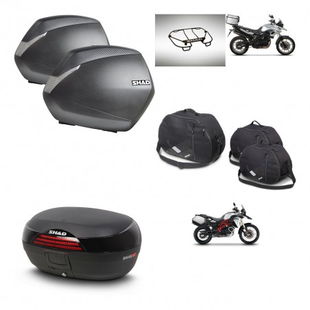 SHAD Baul SH46 + soporte montaje maletas SH36 accesorios 45 L KIT-463055